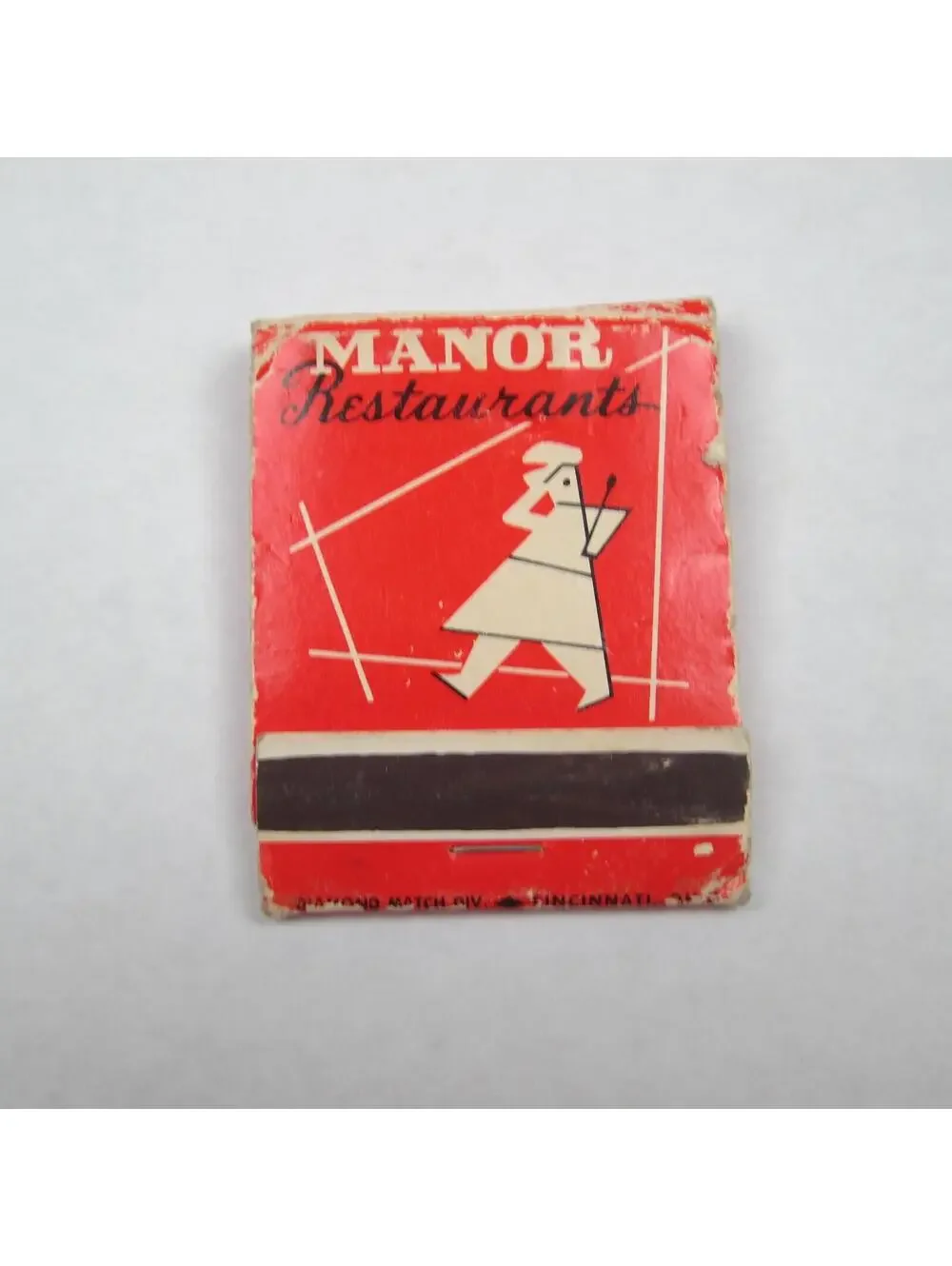 3 Vintage Matchbooks Ohio Manor Restaurants, LK Famous Foods & Amerihost Inn